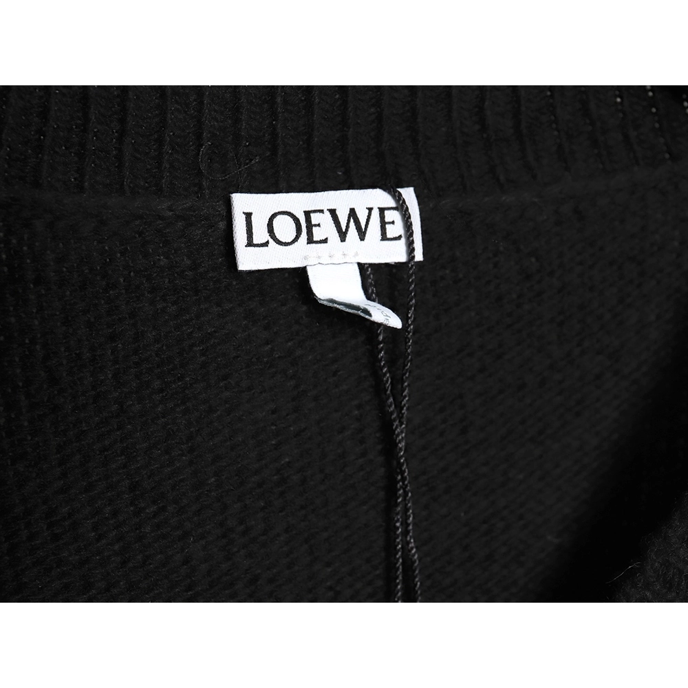Loewe embroidered logo crew neck sweater TSK1,Cheap Replica Reps Loewe