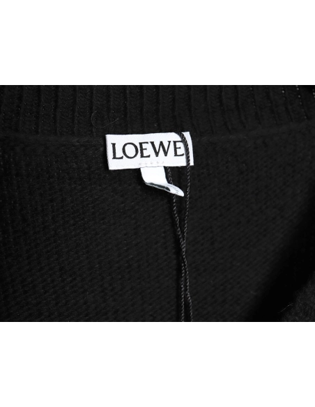 Loewe embroidered logo crew neck sweater TSK1,Cheap Replica Reps Loewe