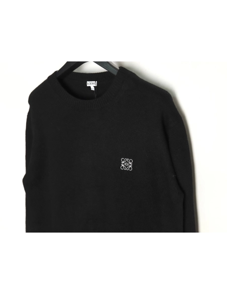 Loewe embroidered logo crew neck sweater TSK1,Cheap Replica Reps Loewe