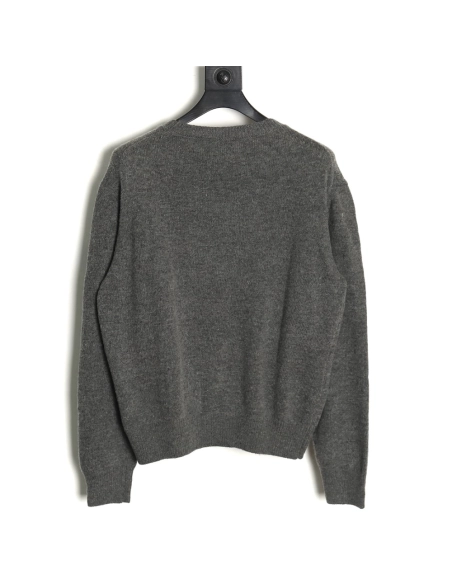 Loewe embroidered logo crew neck sweater,Cheap Replica Reps Loewe