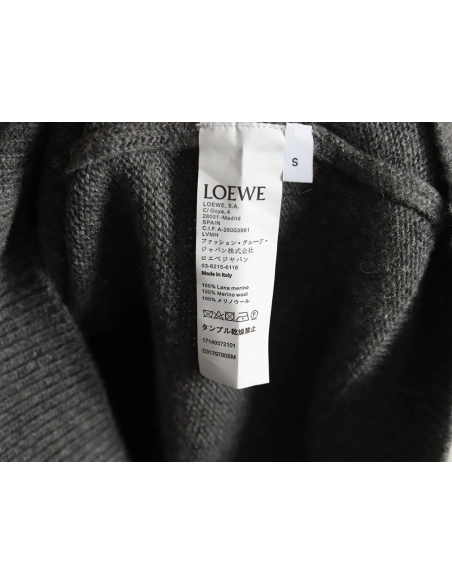 Loewe embroidered logo crew neck sweater,Cheap Replica Reps Loewe
