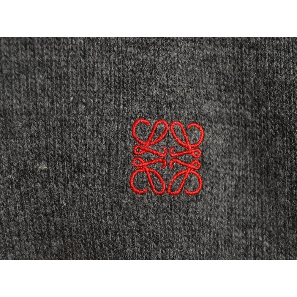 Loewe embroidered logo crew neck sweater,Cheap Replica Reps Loewe