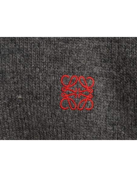 Loewe embroidered logo crew neck sweater,Cheap Replica Reps Loewe