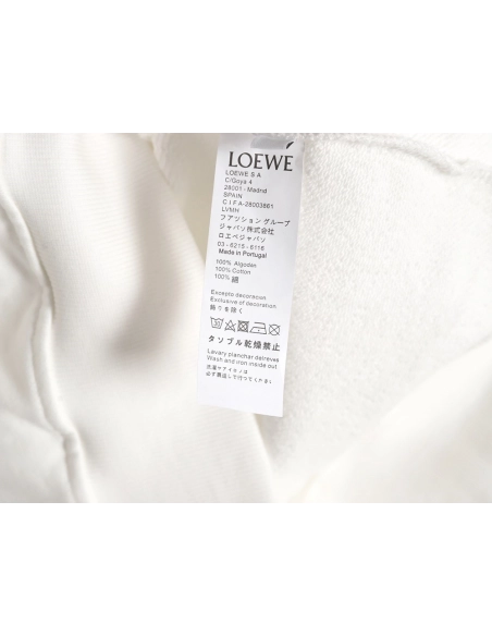 Loewe Large Letter Print Hooded Sweatshirt,Cheap Replica Reps Loewe