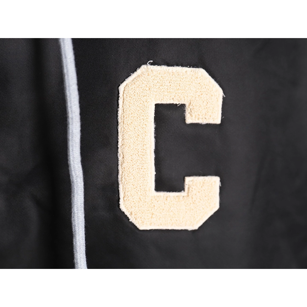 Celine embroidered lettering hooded jacket TSK1,Cheap Replica Reps Celine