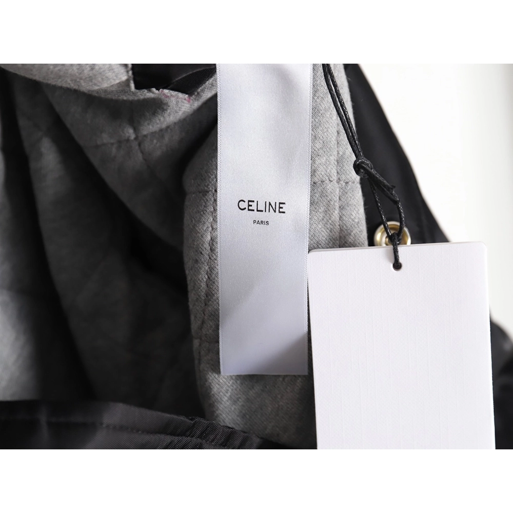 Celine embroidered lettering hooded jacket TSK1,Cheap Replica Reps Celine
