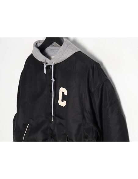 Celine embroidered lettering hooded jacket TSK1,Cheap Replica Reps Celine