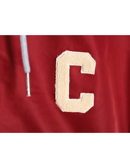 Celine embroidered lettering hooded jacket,Cheap Replica Reps Celine