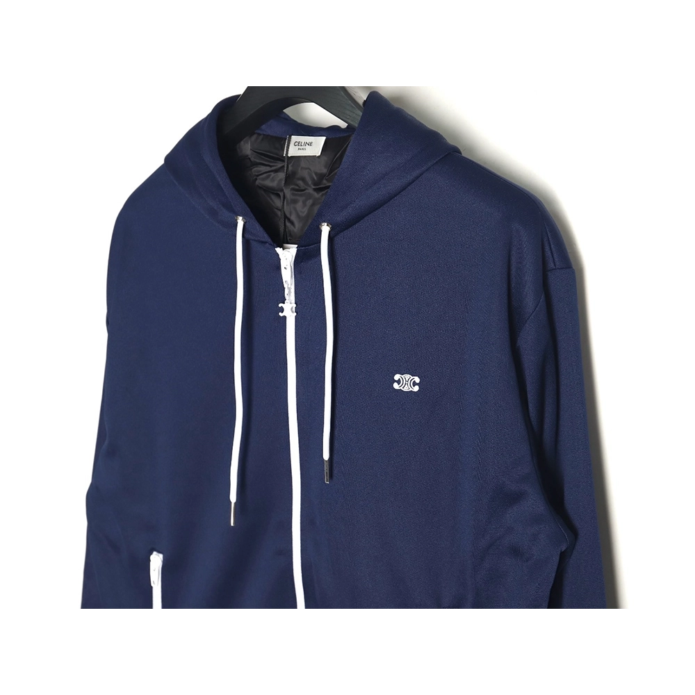 Celine Doublefaced Plain Webbing Hooded Jacket,Cheap Replica Reps Celine