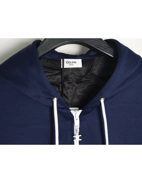 Celine Doublefaced Plain Webbing Hooded Jacket,Cheap Replica Reps Celine