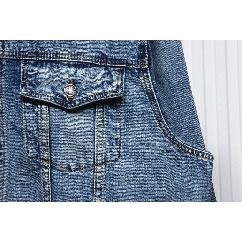 Celine patchwork hooded denim jacket,Cheap Replica Reps Celine