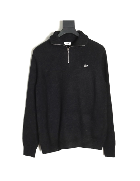 Celine embroidered turtleneck sweater TSK1,Cheap Replica Reps Celine