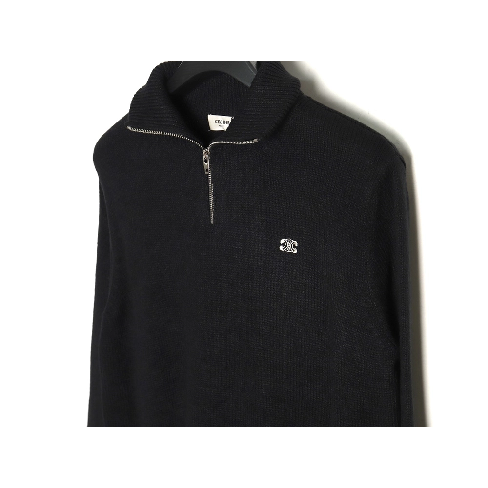 Celine embroidered turtleneck sweater TSK1,Cheap Replica Reps Celine