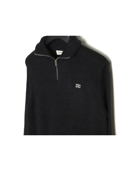 Celine embroidered turtleneck sweater TSK1,Cheap Replica Reps Celine