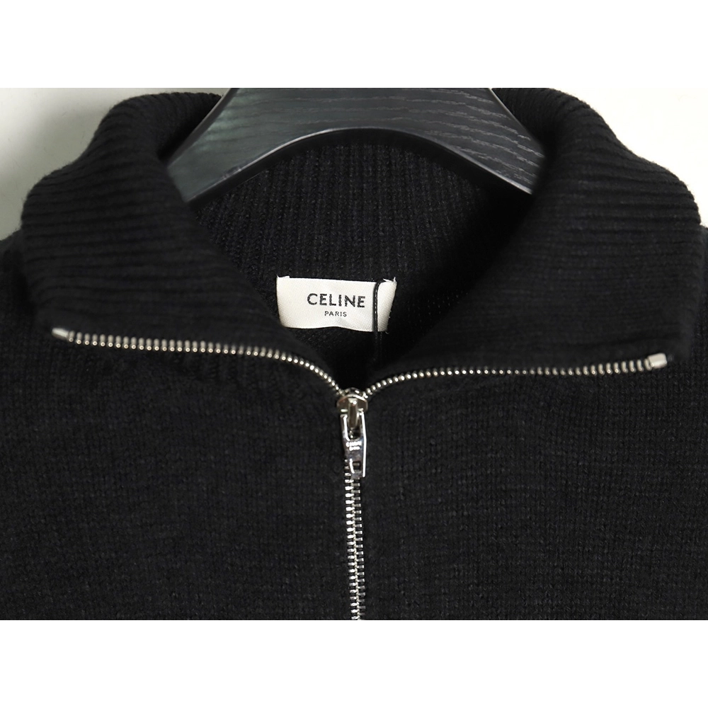 Celine embroidered turtleneck sweater TSK1,Cheap Replica Reps Celine