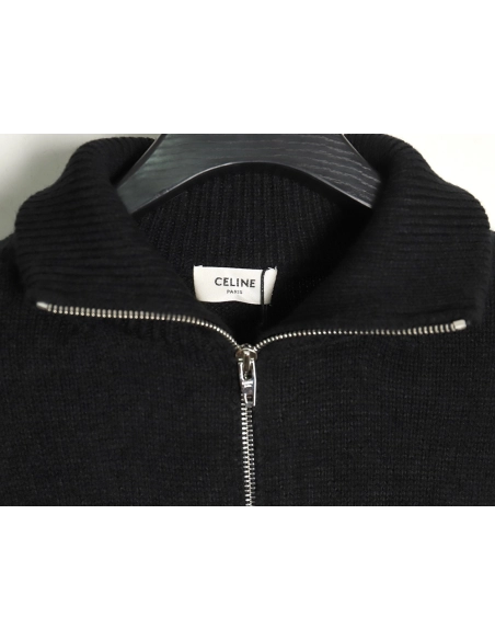 Celine embroidered turtleneck sweater TSK1,Cheap Replica Reps Celine