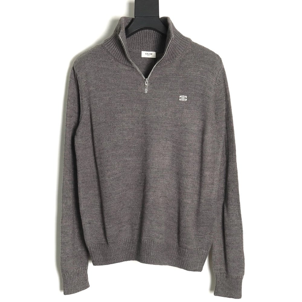 Celine embroidered turtleneck sweater,Cheap Replica Reps Celine