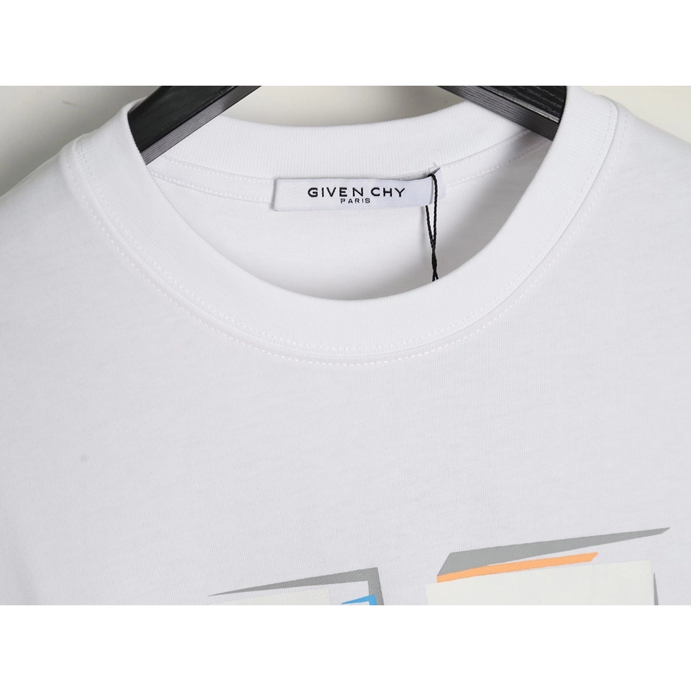 Givenchy colorful graffiti 3D 4G print short sleeves,Cheap Replica Reps Givenchy