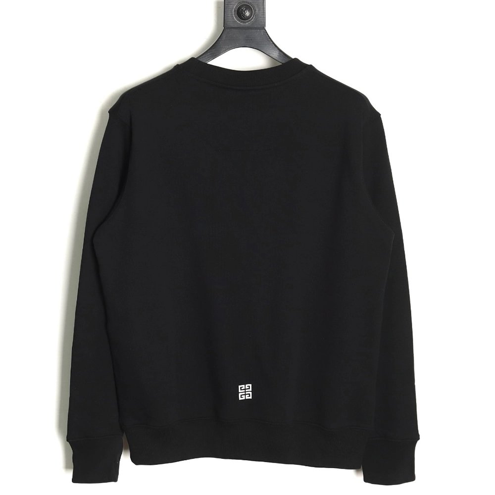 Givenchy Vintage Distressed 4G Star Print Crewneck Sweatshirt,Cheap Replica Reps Givenchy