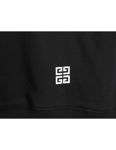 Givenchy Vintage Distressed 4G Star Print Crewneck Sweatshirt,Cheap Replica Reps Givenchy