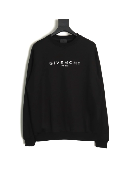 Givenchy Destroyed Letters Crewneck Sweatshirt TSK1 SXL,Cheap Replica Reps Givenchy