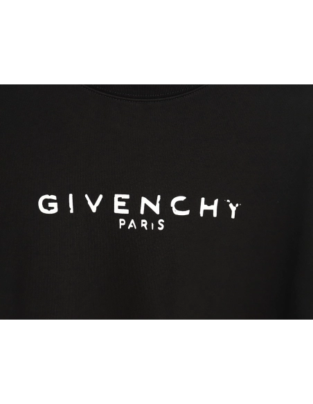 Givenchy Destroyed Letters Crewneck Sweatshirt TSK1 SXL,Cheap Replica Reps Givenchy