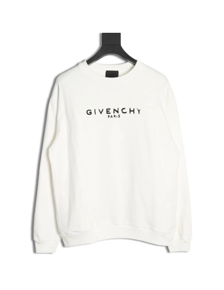 Givenchy Destroyed Letters Crewneck Sweatshirt SXL,Cheap Replica Reps Givenchy