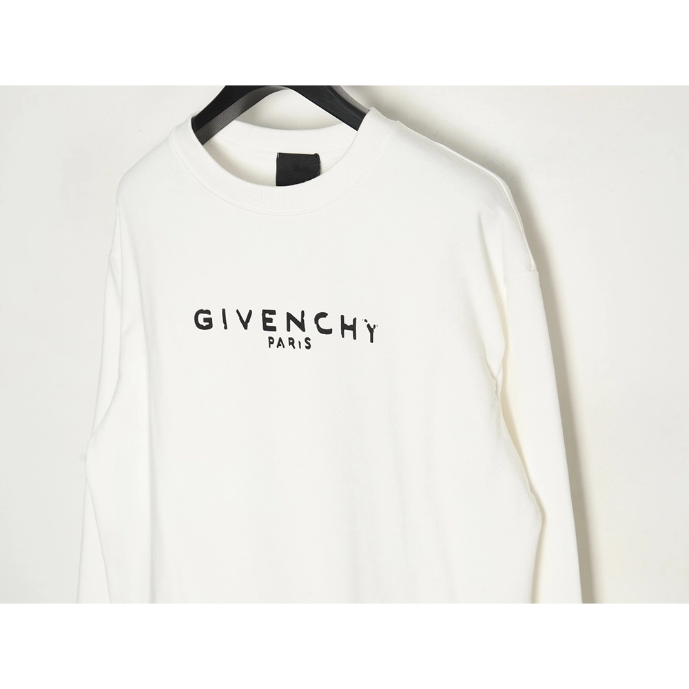 Givenchy Destroyed Letters Crewneck Sweatshirt SXL,Cheap Replica Reps Givenchy