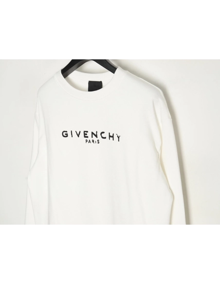 Givenchy Destroyed Letters Crewneck Sweatshirt SXL,Cheap Replica Reps Givenchy