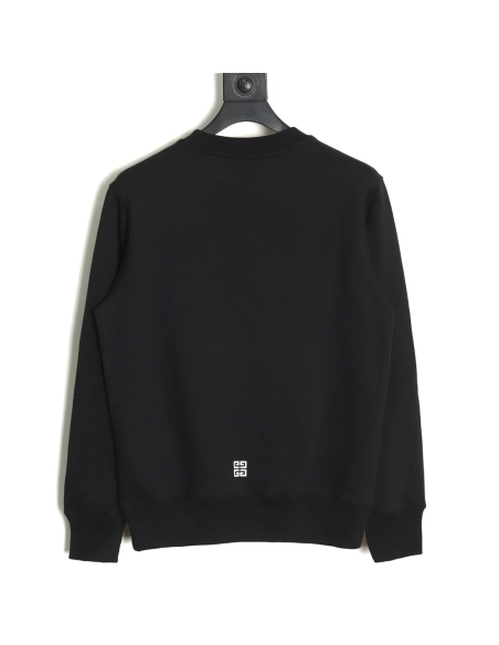 Givenchy Curved English Embroidery Round Neck Sweatshirt,Cheap Replica Reps Givenchy