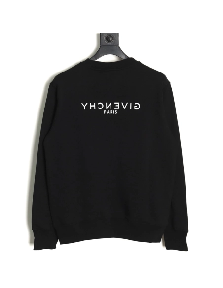 Givenchy reverse letter print crew neck sweatshirt,Cheap Replica Reps Givenchy