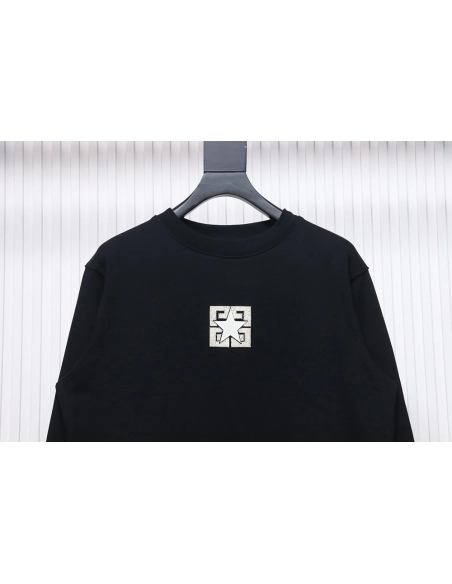 Givenchy fivepointed star double needle embroidery round neck sweatshirt,Cheap Replica Reps Givenchy