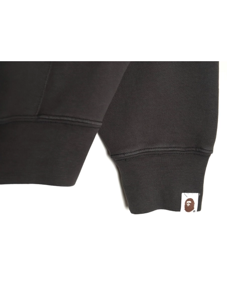 BAPE washed embroidered small logo hoodie TSK1,Cheap Replica Reps Bape