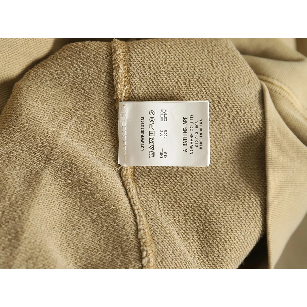 BAPE washed embroidered small logo hoodie,Cheap Replica Reps Bape
