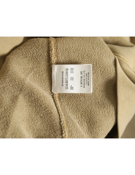 BAPE washed embroidered small logo hoodie,Cheap Replica Reps Bape