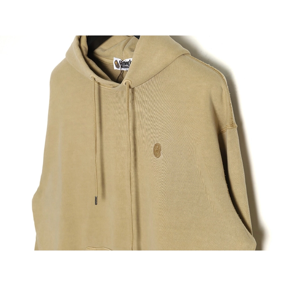 BAPE washed embroidered small logo hoodie,Cheap Replica Reps Bape