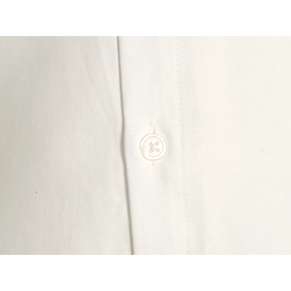 Ami Paris small heart logo embroidered striped shirt,Cheap Replica Reps Ami