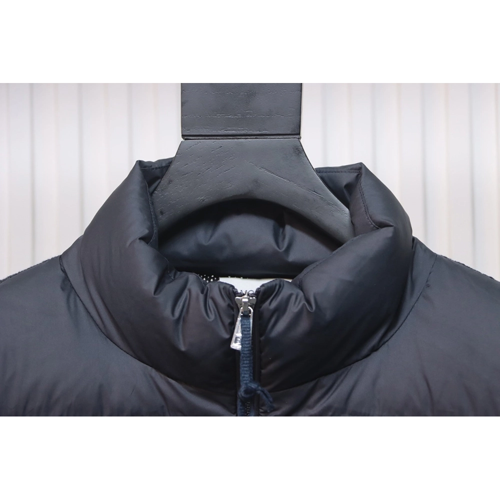 Moncler patchwork stand collar thin down jacket,Cheap Replica Reps Moncler