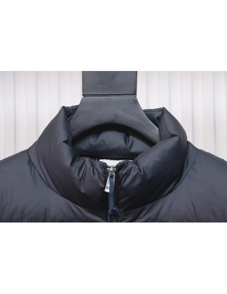 Moncler patchwork stand collar thin down jacket,Cheap Replica Reps Moncler