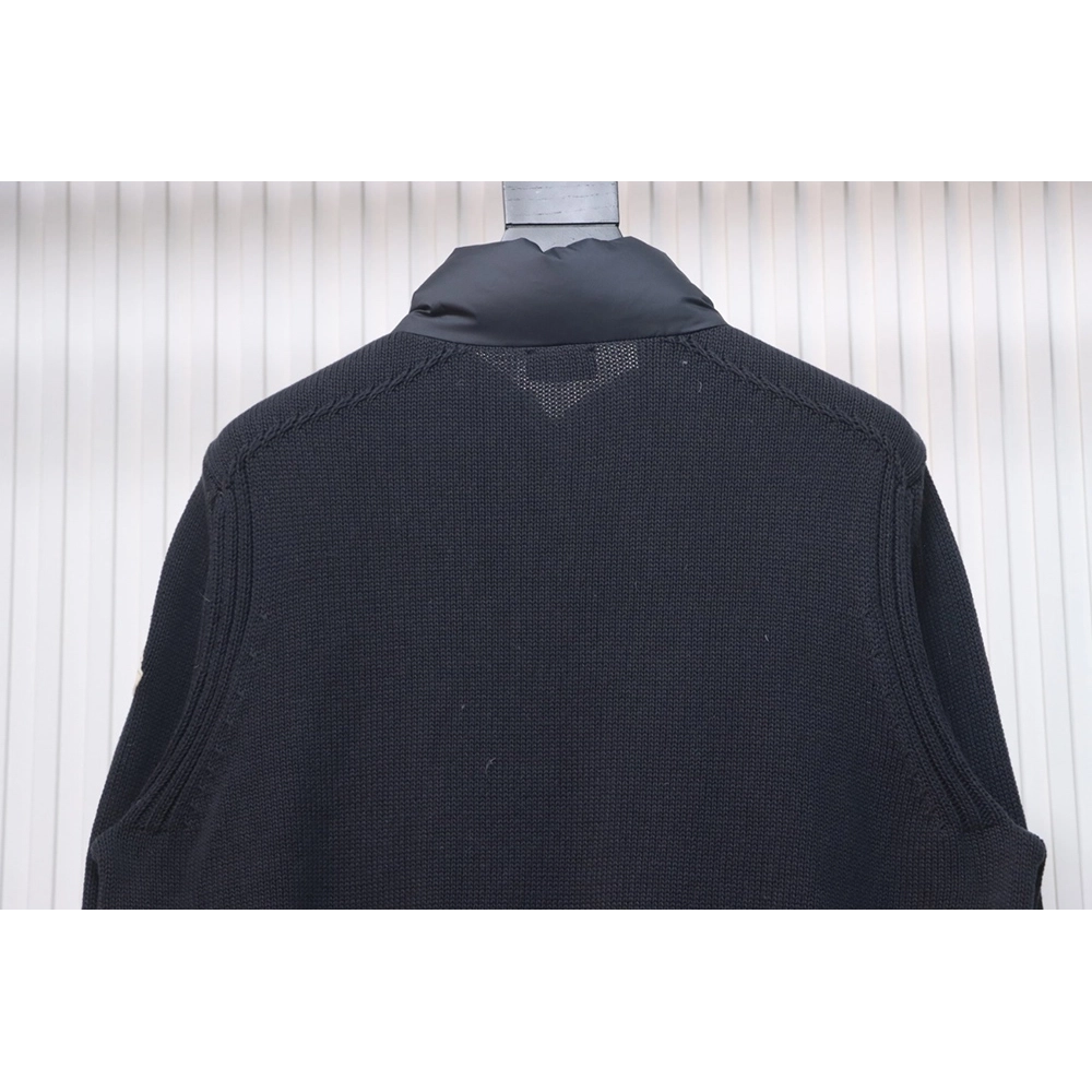 Moncler patchwork stand collar thin down jacket,Cheap Replica Reps Moncler