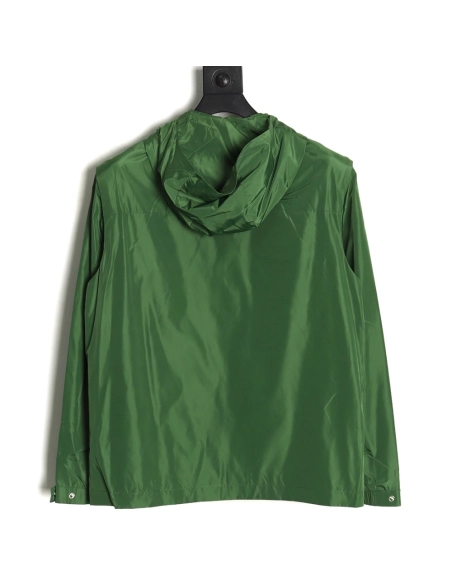 Prada side red trim detachable hooded jacket,Cheap Replica Reps Prada