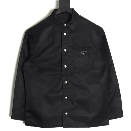 Prada triangle logo nylon jacket TSK1,Cheap Replica Reps Prada