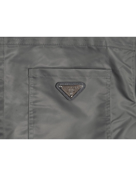 Prada triangle logo nylon jacket,Cheap Replica Reps Prada