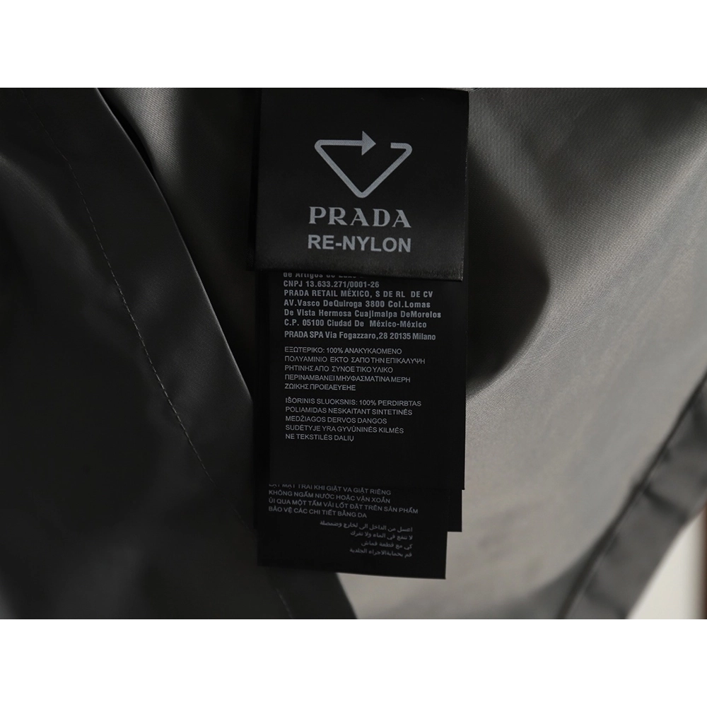 Prada triangle logo nylon jacket,Cheap Replica Reps Prada