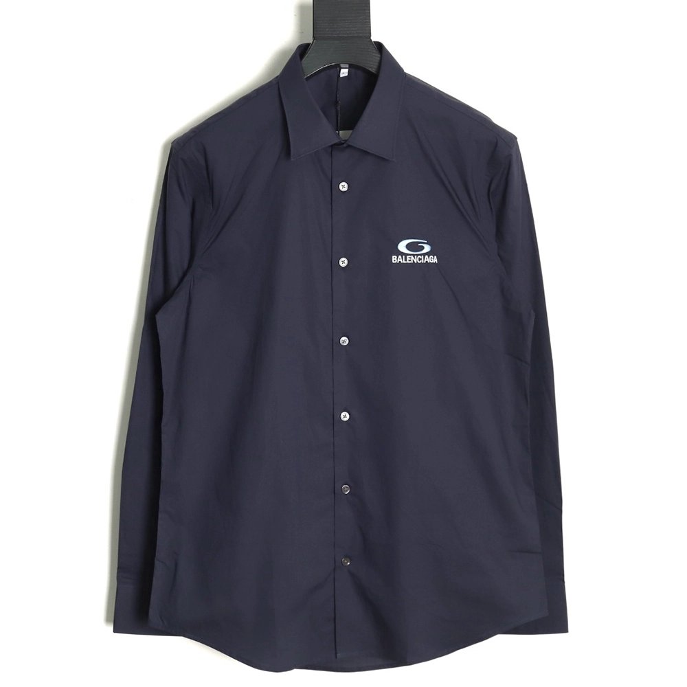 Balenciaga embroidered logo shirt TSK1,Cheap Replica Reps Balenciaga