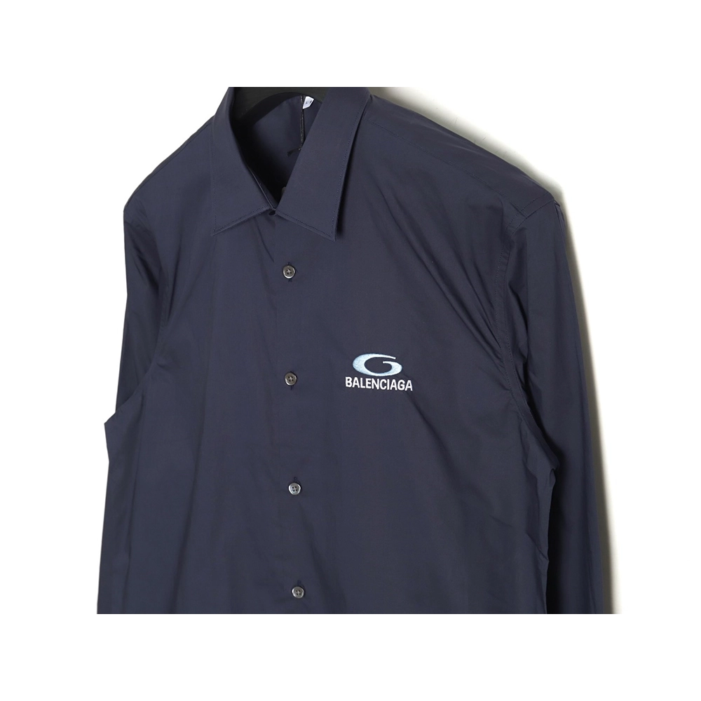 Balenciaga embroidered logo shirt TSK1,Cheap Replica Reps Balenciaga
