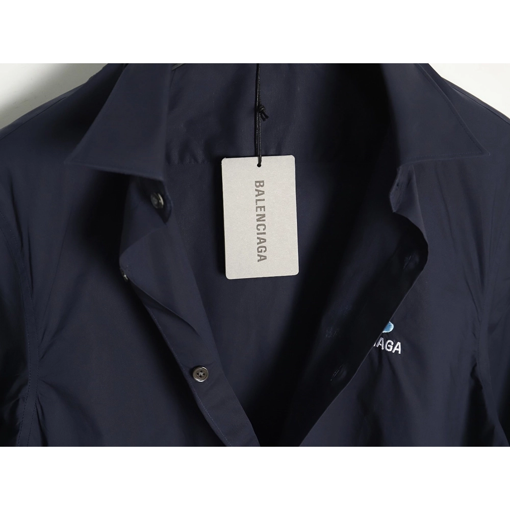 Balenciaga embroidered logo shirt TSK1,Cheap Replica Reps Balenciaga