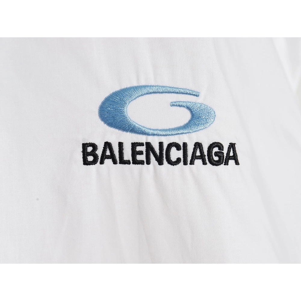 Balenciaga embroidered logo shirt,Cheap Replica Reps Balenciaga