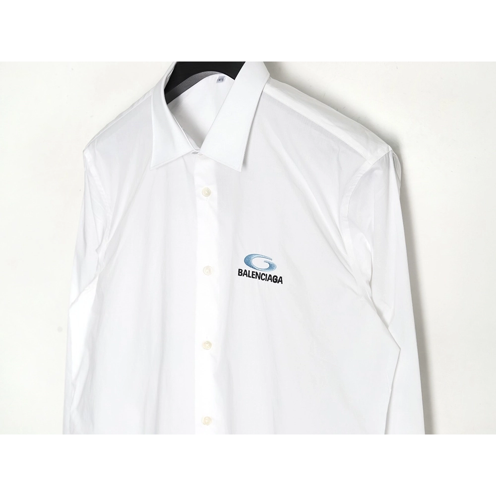 Balenciaga embroidered logo shirt,Cheap Replica Reps Balenciaga