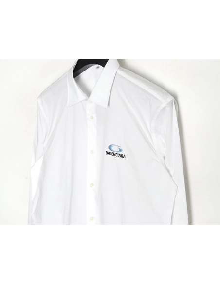 Balenciaga embroidered logo shirt,Cheap Replica Reps Balenciaga